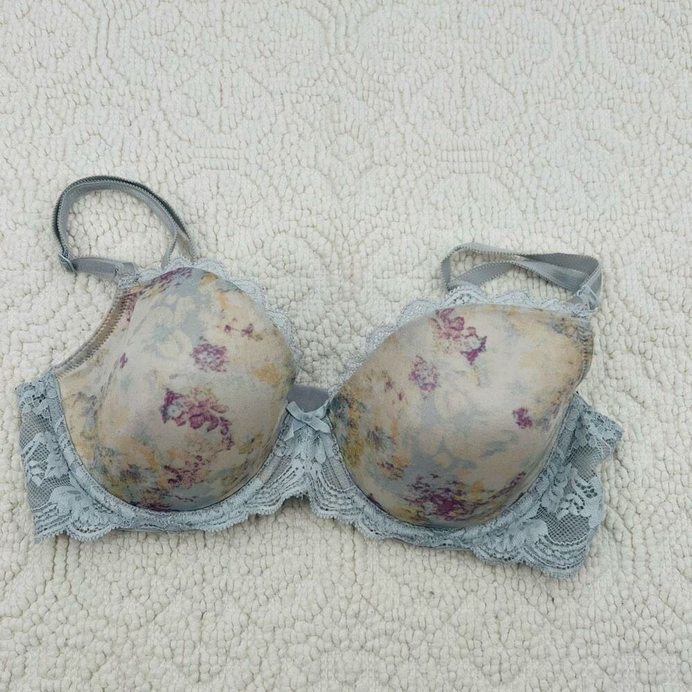 Victoria’s Secret Bra Blue Lace Lingerie Size 32D